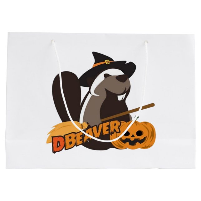 Bolsa De Regalo Grande Halloween  (Reverso)