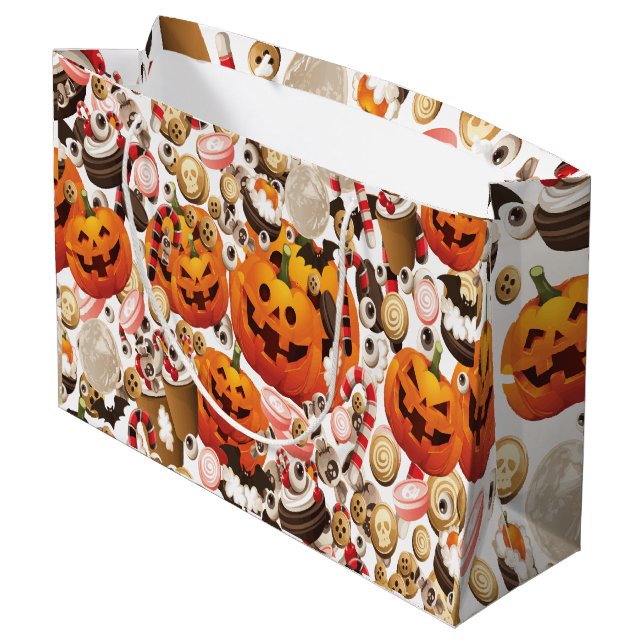 Bolsa De Regalo Grande Halloween (Angulo reverso)