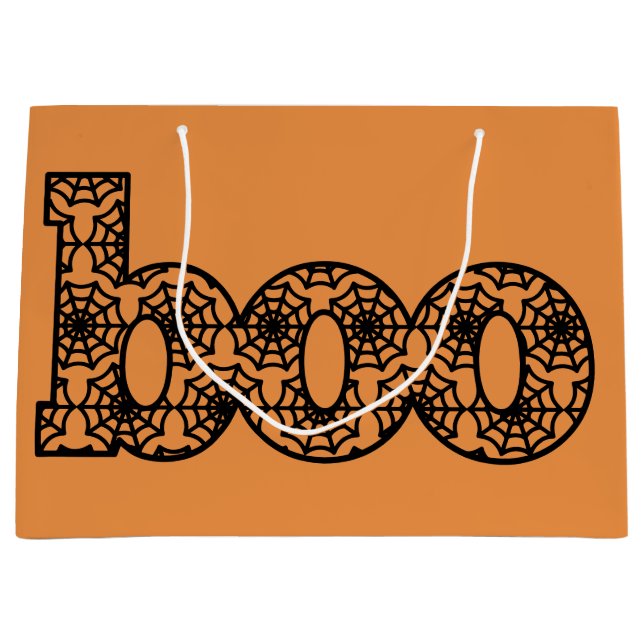Bolsa De Regalo Grande Halloween Boo Bag