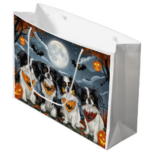 Bolsa De Regalo Grande Halloween Chin Japonés Tocante