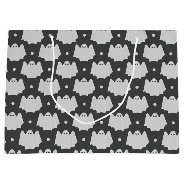 Bolsa De Regalo Grande Halloween con tema fantasma (Anverso)