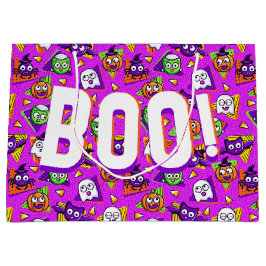 Bolsa De Regalo Grande Halloween Cute Character BOO Gift Bag