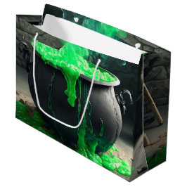 Bolsa De Regalo Grande Halloween de Cauldron, una bruja torpe