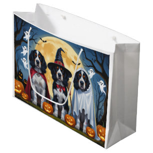 Bolsa De Regalo Grande Halloween es divertido para los perros que se prep