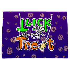 Bolsa De Regalo Grande Halloween Truco o Trato
