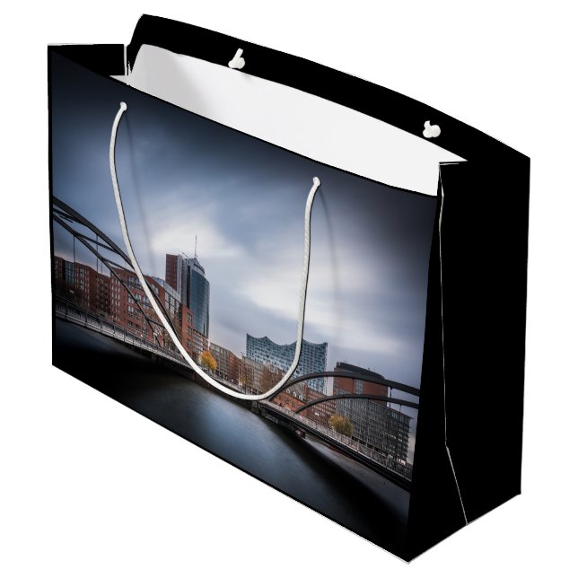 Bolsa De Regalo Grande Hamburgo Alemania (Angulo reverso)