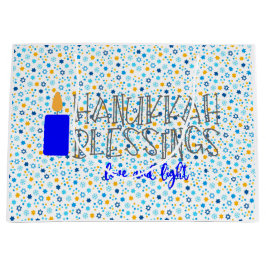 Bolsa De Regalo Grande Hanukkah Blessings