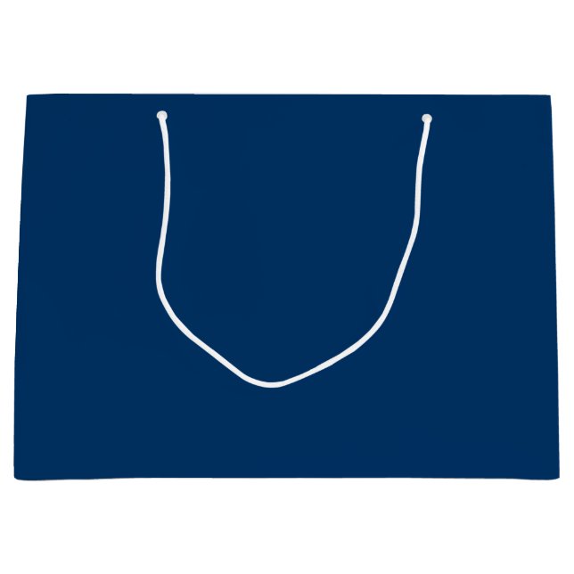 Bolsa De Regalo Grande Hanukkah Star Midnight Blue (Anverso)