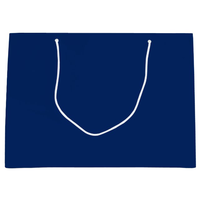 Bolsa De Regalo Grande Hanukkah Winter Night Blue (Anverso)