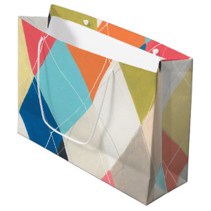 Bolsa De Regalo Grande Harlequin Hopscotch - Patrón argyle