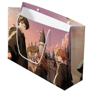 Bolsa De Regalo Grande HARRY POTTER™ Hermione & Ron HOGWARTS™ Escena de A