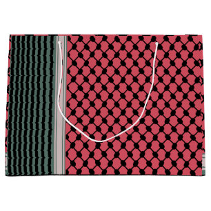 Bolsa De Regalo Grande Hatta Keffiyeh Kufiya Folk