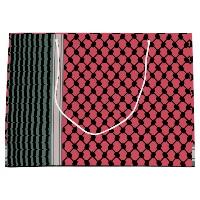 Bolsa De Regalo Grande Hatta Keffiyeh Kufiya Folk (Anverso)