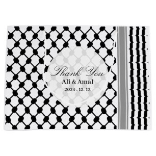 Bolsa De Regalo Grande Hatta Keffiyeh Palestina Gracias Boda
