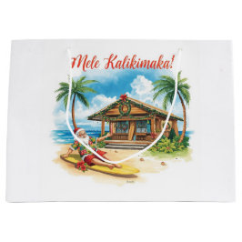 Bolsa De Regalo Grande Hawaii Santa Claus Christmas in Hawaii