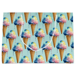 Bolsa De Regalo Grande Helado