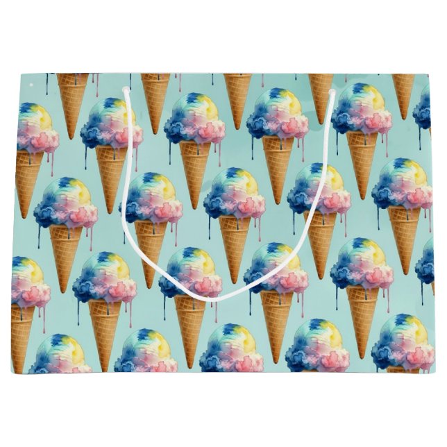 Bolsa De Regalo Grande Helado (Anverso)
