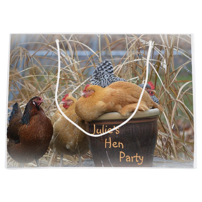 Bolsa De Regalo Grande Hen Fiesta (Anverso)