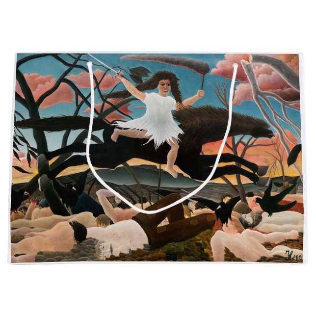 Bolsa De Regalo Grande Henri Rousseau - La guerra (Anverso)