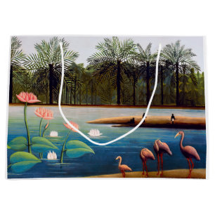 Bolsa De Regalo Grande Henri Rousseau - Los flamencos