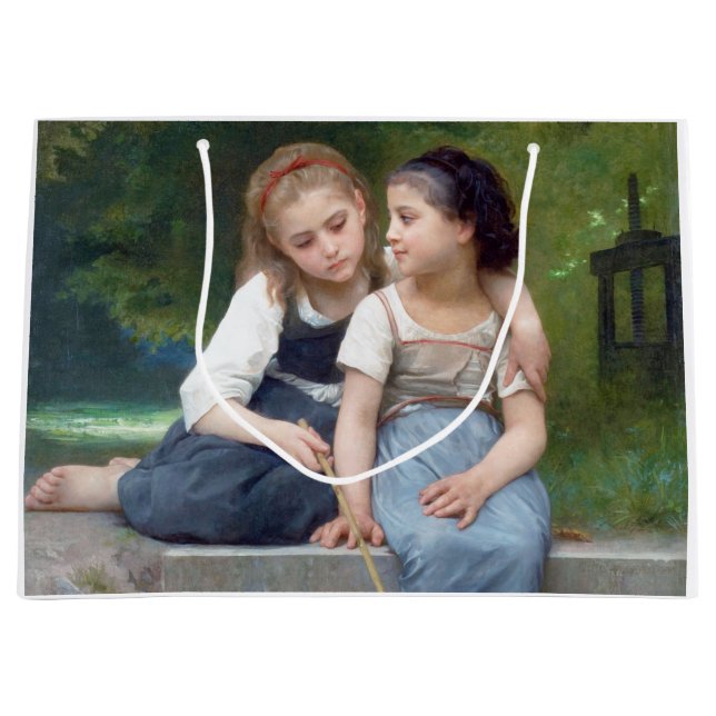 Bolsa De Regalo Grande Hermanas de Bouguereau (Anverso)