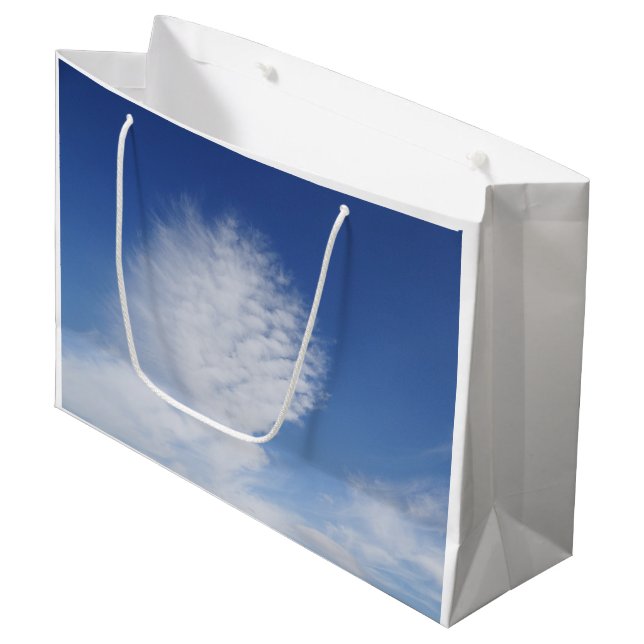 Bolsa De Regalo Grande Hermosa Nube (Angulo Anverso)