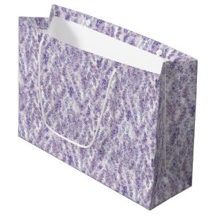 Bolsa De Regalo Grande Hermosas Flores Lavanda Despedida de Soltera