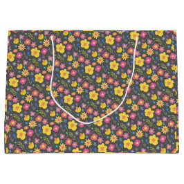 Bolsa De Regalo Grande Hermoso Estilo Floral Antiguo