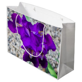 Bolsa De Regalo Grande Hermoso iris morado