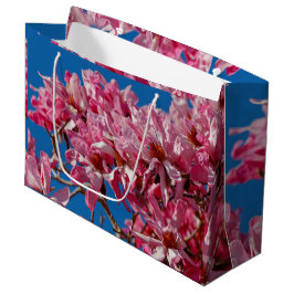 Bolsa De Regalo Grande Hermoso Saucer rosa Magnolia florecimiento