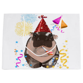 Bolsa De Regalo Grande Hipopótamo Moo Deng