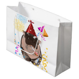 Bolsa De Regalo Grande Hipopótamo Moo Deng