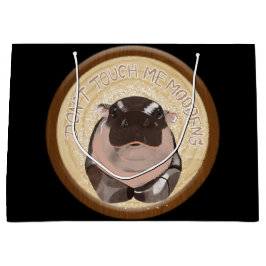 Bolsa De Regalo Grande Hipopótamo Moo Deng