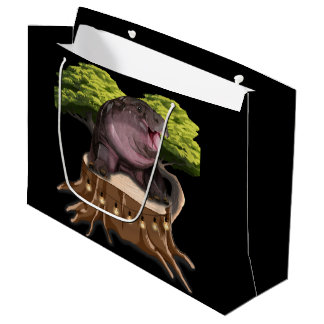 Bolsa De Regalo Grande Hipopótamo Moo Deng