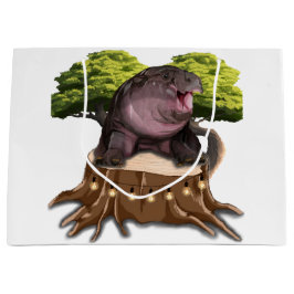 Bolsa De Regalo Grande Hipopótamo Moo Deng