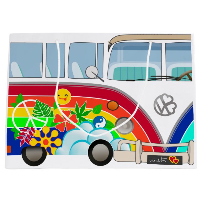 Bolsa De Regalo Grande Hippie T1 (Anverso)