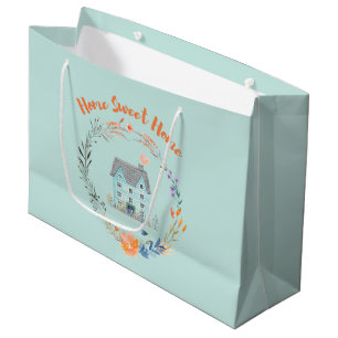 Bolsa De Regalo Grande Hogar Dulce Hogar Inmobiliaria Felicitaciones Pers