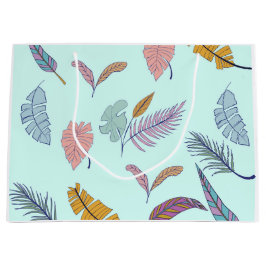 Bolsa De Regalo Grande Hojas