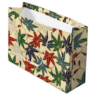 Bolsa De Regalo Grande Hojas de arce japonesas