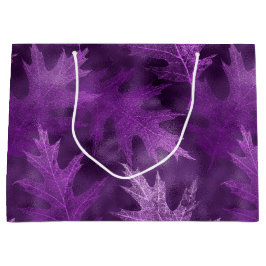 BOLSA DE REGALO GRANDE HOJAS DE OTOÑO PURPLE FALL