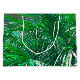 Bolsa De Regalo Grande Hojas de palmera verdes