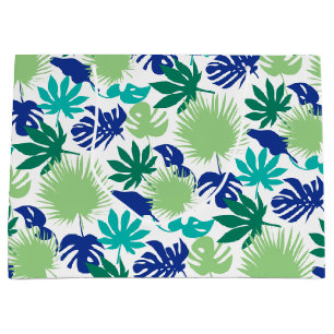 Bolsa De Regalo Grande Hojas tropicales
