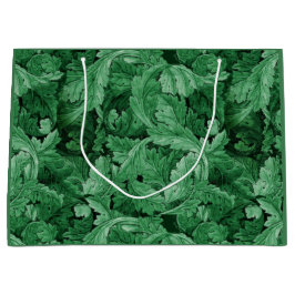Bolsa De Regalo Grande Hojas verdes (por William Morris)