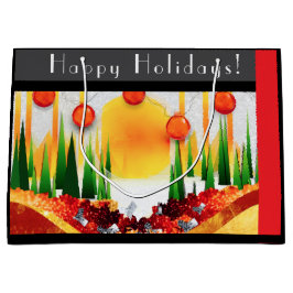 BOLSA DE REGALO GRANDE HOLIDAY SUNSHINE WITHIN THE PINES :)