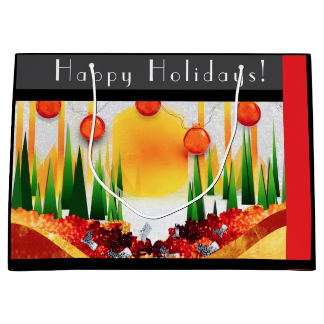 BOLSA DE REGALO GRANDE HOLIDAY SUNSHINE WITHIN THE PINES :) (Anverso)