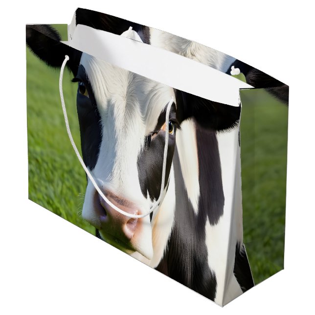 Bolsa De Regalo Grande Holstein Cow (Angulo reverso)