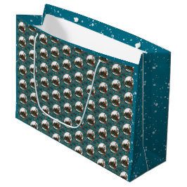 Bolsa De Regalo Grande Hombre de Jengibre - Hielo