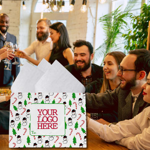 Bolsa De Regalo Grande Hombre de nieve Caña de caramelo Árbol de Navidad 