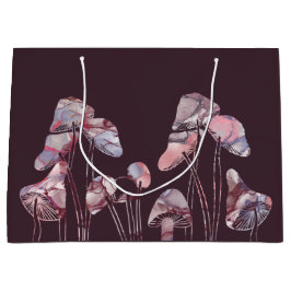 Bolsa De Regalo Grande Hongos de tinta morada