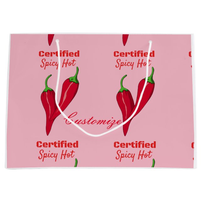Bolsa De Regalo Grande Hot Thunder_Cove certificado Spicy (Anverso)